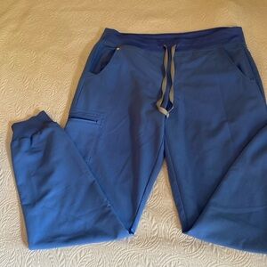 Figs scrub bottoms, blue, LT